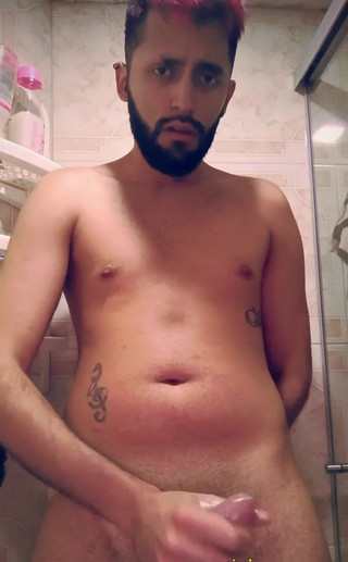 Camilo Brown: Wichsen in der dusche, bis ich komme und dann gehe...