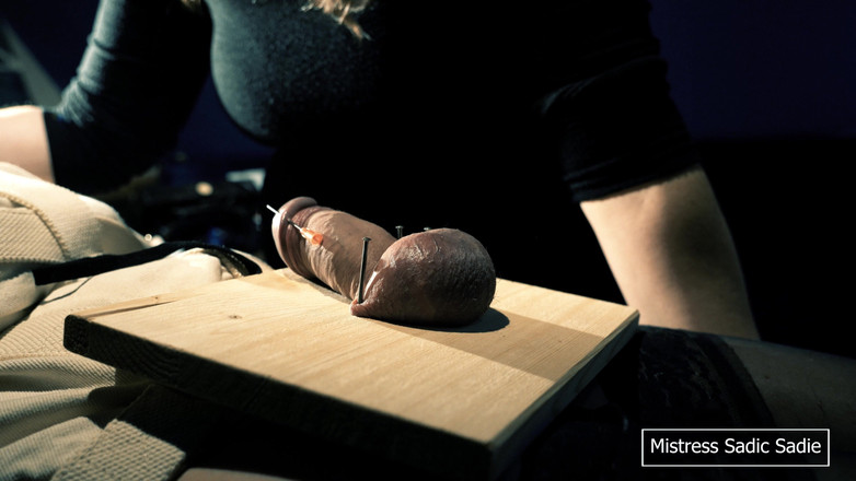 Sadic Sadie: İlk Kez Topları ve İğneyi Meşe Palamudunuzdan Çiviliyorsun.