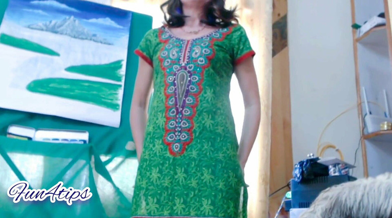 Bolly Karma: Erstaunliches strippen und necken, milf.