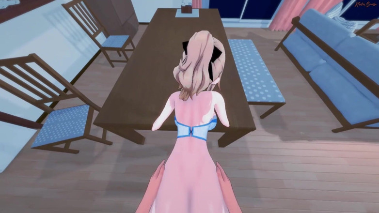 Hentai Smash: Jean bị POV đụ trên bàn trước khi chảy tràn tinh...