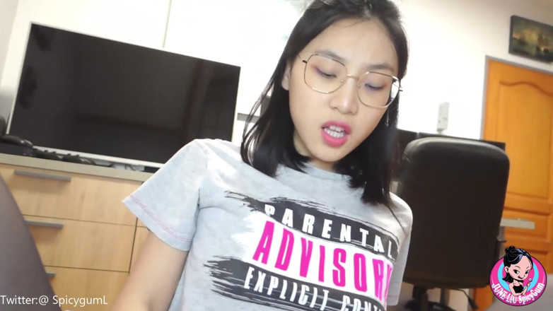 SpicyGum: June Liu – Video game or me? Part 1. Hot Asian teen...