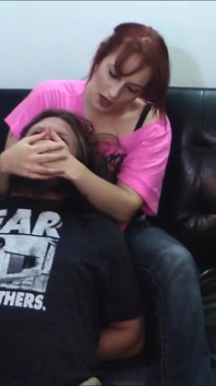 Hand Gagged by the Girl Next Door!