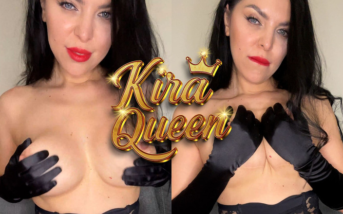 Kira Queen: Nadržená Kira Queen škádlí svou Roztaženou Mokrou kundičkou pro svého milence!