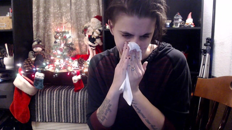 Abby Anna: Q-tip sneezing edging stifled