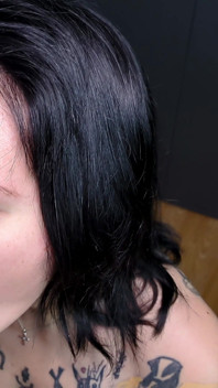 Goth Girl Gives Passionate Blowjob