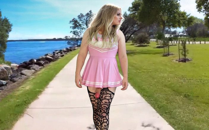 Lucas Nathan King: チアリーダークロスドレッサーフラッシング