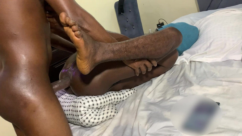 Dickass3x: Mój slime Fit murzynka facet dostał jego bussy rozbity z łazienki...