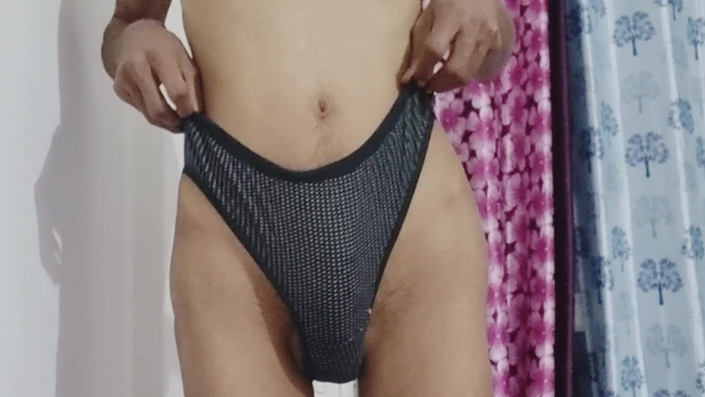 Nickey: Sissy boy wear mom's pantie