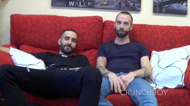 BERLIN BAREBACK CLUB: 2177 Casting porno voor twee sexy Twnisk uit Madrid