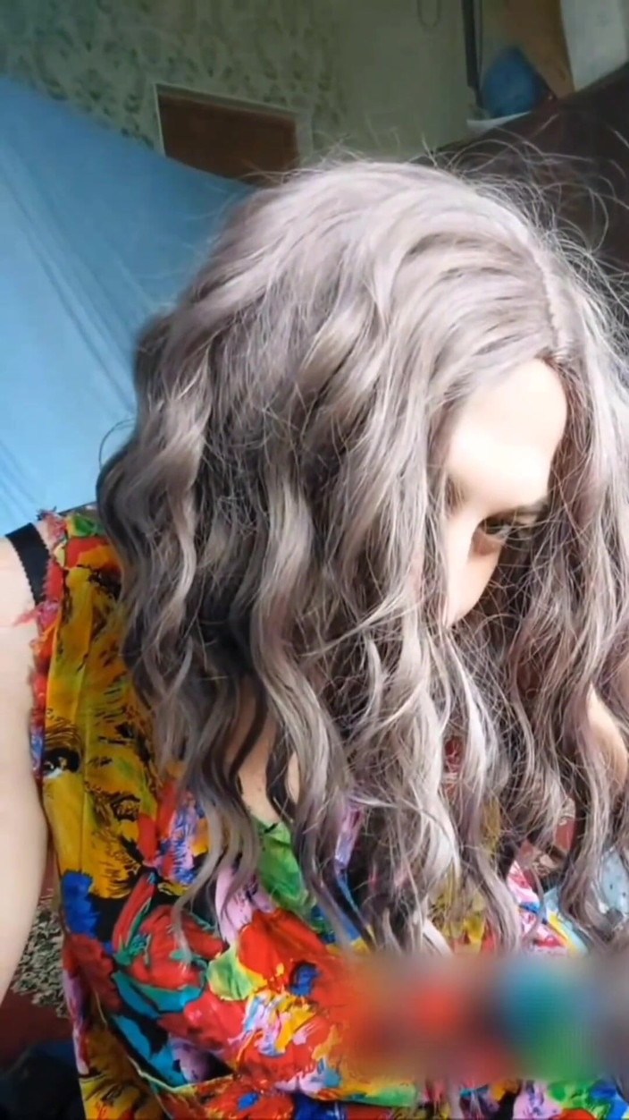 Kitty_Cross: Green Sexy Mini House Dress Shemale Big Butt Sissy Trap...