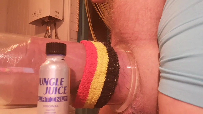 Monster_Meat_: Pumping with new big cockring