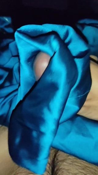 Satin And Silky: Satin Silk Handjob Porn - Handjob with Blue Satin Silky Salwar...