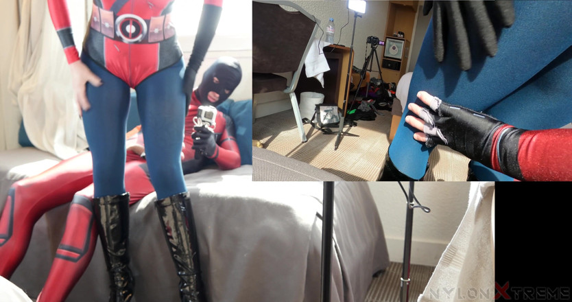 Nylon Xtreme: Nora Fox fetish masturbation legs