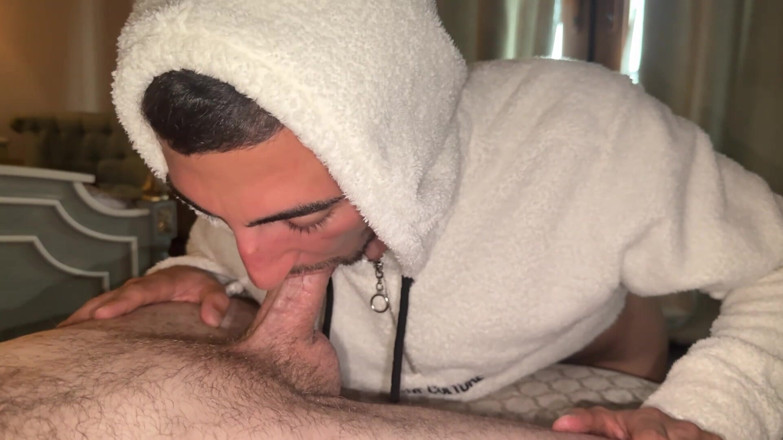 ViliSari: Stepdad Sari Fucks Stepson Vili Over Chair