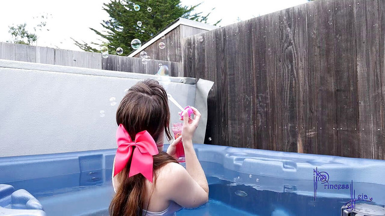 Princess Leia: Niñera sopla burbujas