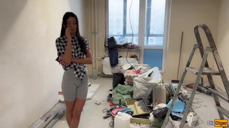 Dis Diger: Fucked a Repairwoman in Anal on a Stepladder for Unfinished...