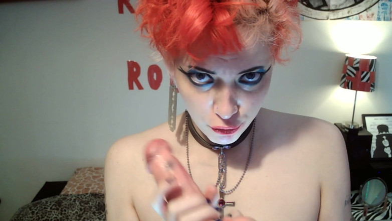 Glitter queen: JOI with Dildo Cum in My Mouth Dirtytalk