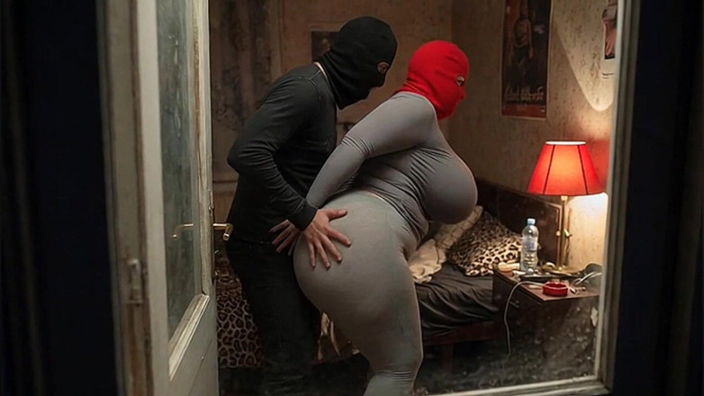 Animate golden: Big Tits Girl in Grey Outfit Gets Pressed From Behind...