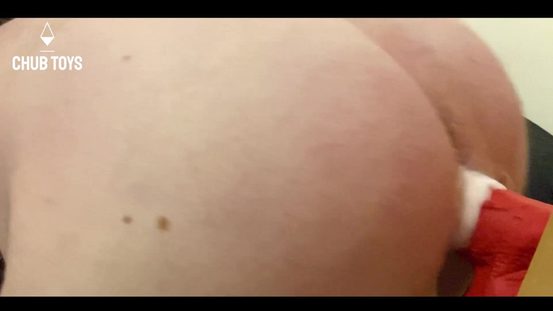 Chub toys: चिकनाई के साथ टपकता है, मेरा बड़ा लाल डिल्डो