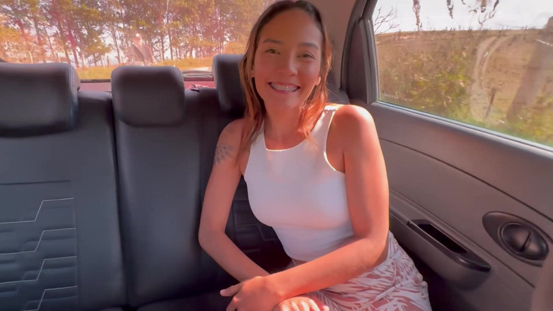 KerentSleen: Sex în trei într-o mașină în drum spre casa mea socrilor pentru a...