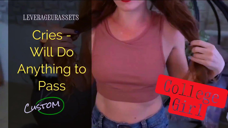 Leverageurassets: Kızıl saçlı üniversiteli kız geçmek için her şeyi yapar - 553