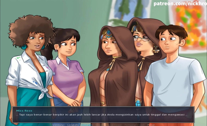 Cartoon Universal: Summertime saga deel 3 Indonesische sub