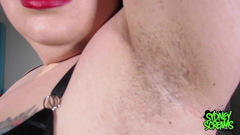 Sydney screams fetish: Unshaved Armpits 