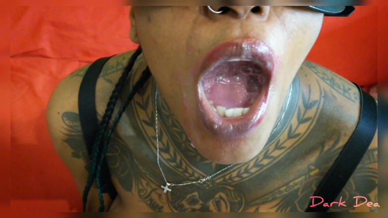 Dark Dea: The Latina ebony goddess dark Dea devourer of cocks...