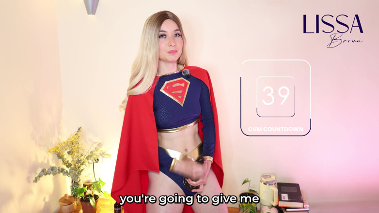 Lissa Brown: Super Girl réalise un CEI et un JOI pour vous