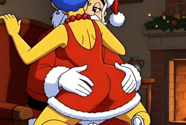 Octopussy Lovers Club: Santa Claus mengongkek suri rumah berkahwin Marge Simpson pada Hari...