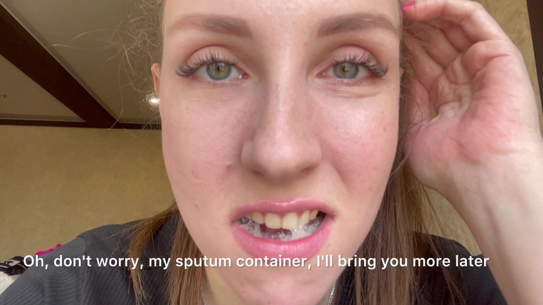 Hottie goddess: Cận cảnh &amp; cá nhân: nhổ nước bọt, chất nhờn &amp; cổ...