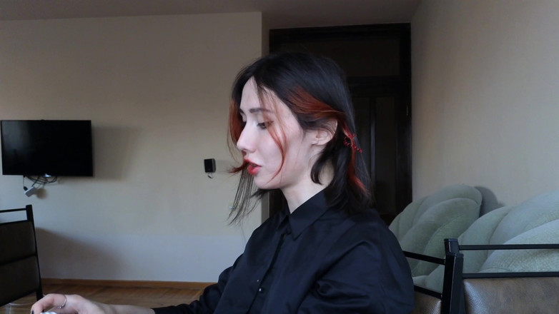 Anvill: ブラックスイートのトランスは、猫のおもちゃをファックし、素晴らしいイク