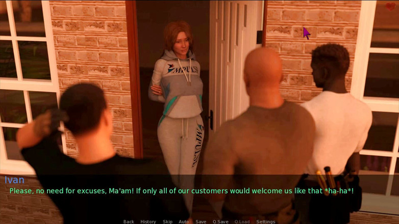 Visual Novels: Manželka a nevlastní matka, část 16 - když byl manžel v práci