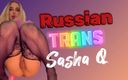 Sasha Q: Russian Trans Sasha Q Anal Orgasm