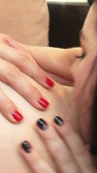 Two Brunett Lesbians Bring Blond MILF to Orgasm
