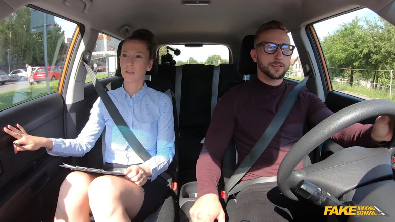 Fake Driving School: Lick My Pussy to Calm Me Down