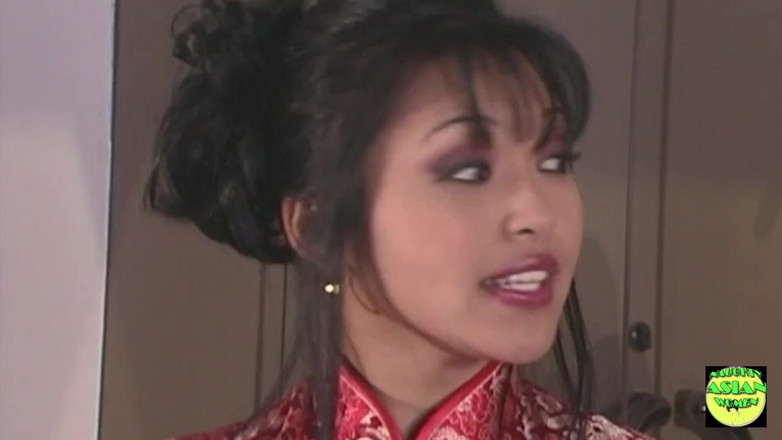 Naughty Asian Women: Skinny Asian Brunette Orgasms While Riding Long Shaft in Reverse...