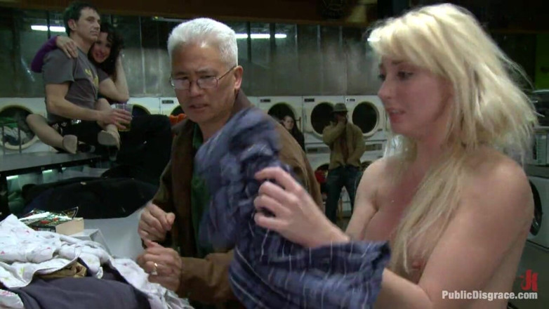 Public Disgrace by Kink: Missy Woods Goes to the Laundromat