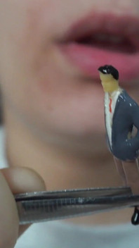 My Giantess Stepsister Plays Dentist with Tiny Stepbrother,