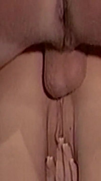 Het Retro Trekant Med Verklig Smärta Och Orgasm