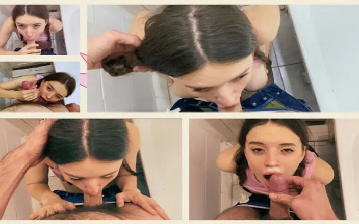 MargoAlisa: 黑发女郎siren Alice深喉我的鸡巴并被覆盖