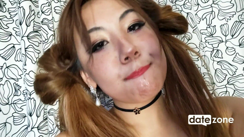 Datezone: Plump Asian Uses to Fondle Her Meaty Pussy