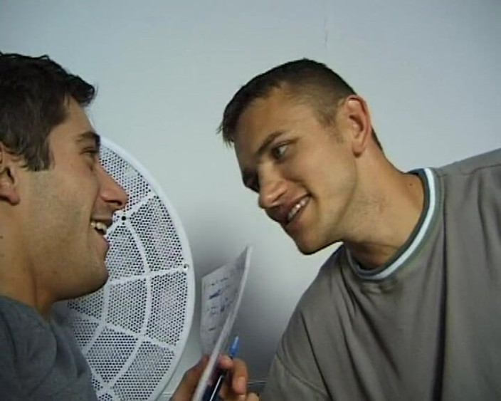 Gay 90's Vintage Porn: 情熱的な男性のタッチング #5