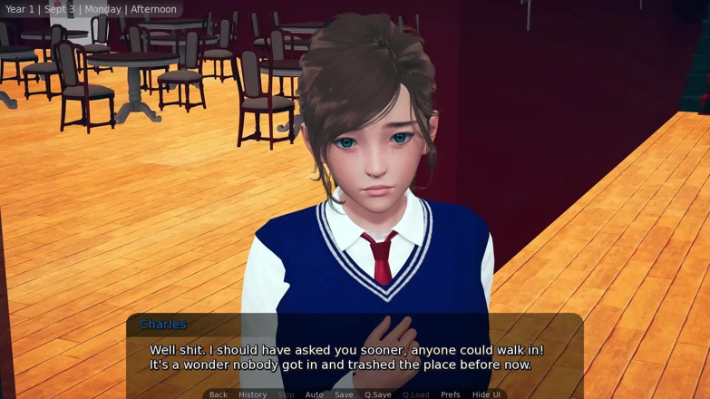 Visual Novels: Cosy Cafe Part 5 - Whats Your Bra Size?