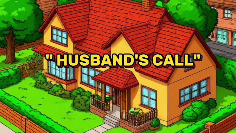 Octopussy Lovers Club: Cuckolds Frau mag es nicht, allein zu sein. Cartoon-parodie.