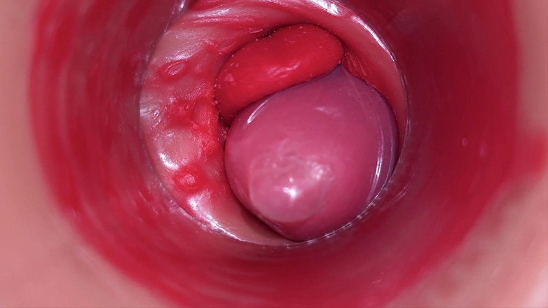 Ladybottox: Inside a Camgirl Cervix POV Camera in Vagina with Big...