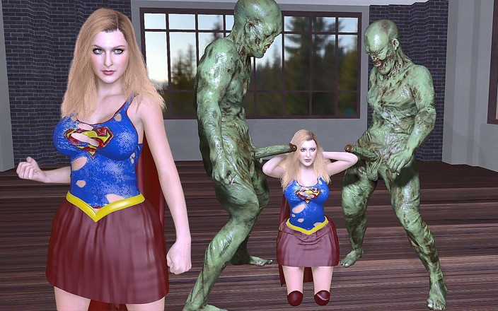 JubeiKibaFH: Supergirl seksi digangbang dan dipancut dalam oleh 2 raksasa hodoh