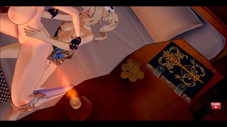 HentaiTubes: Genshin Impact, Hentai futanari, Barbara und Jean sind in einer...