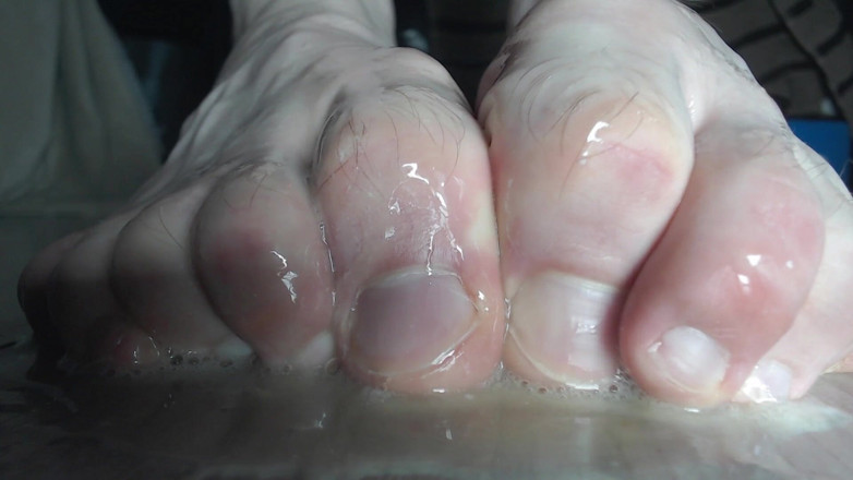 Hunky time: Feet, Saliva, and Toes