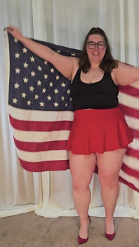 Tall Thick BBW Tries on World Cup Outfits